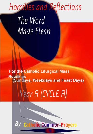Homilies and Reflections The word made Flesh - For the Catholic Liturgical Mass Readings (sundays Weekdays and Feast Days) Catholic Sermons Year a (cycle a) - cover
