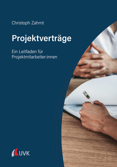 Projektverträge - Ein Leitfaden für Projektmitarbeiter:innen - cover