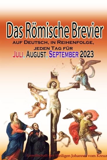 Das Römische Brevier auf Deutsch in Reihenfolge jeden Tag für Juli August September 2023 - cover