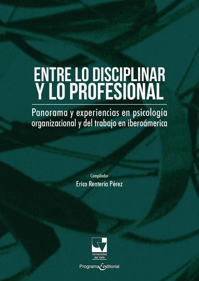 Entre lo disciplinar y lo profesional - Panorama y experiencias en psicología organizacional y del trabajo en Iberoamérica - cover