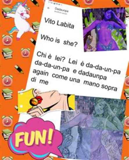 Who is she? Chi è lei? Lei è da-da-un-pa da-da-un-pa e dadaunpa again come una mano sopra di me - cover