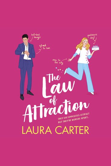 The Law of Attraction - A laugh-out-loud opposites attract romantic comedy from Laura Carter - cover