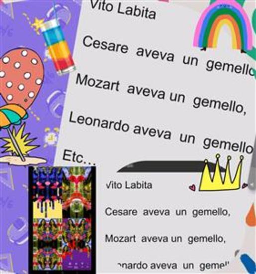 Cesare aveva un gemello Mozart aveva un gemello Leonardo aveva un gemello etc - cover