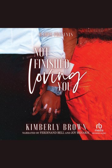 Not Finished Loving You - cover