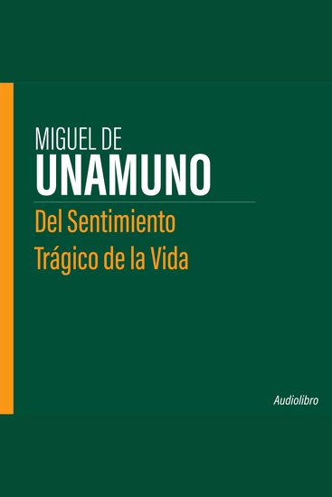 Del sentimiento trágico de la vida - cover