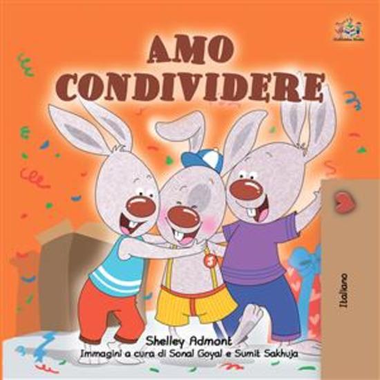 Amo condividere (Italian only) - Italian children's book - cover