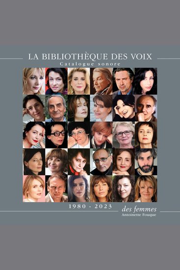 Catalogue sonore La Bibliothèque des voix 1980-2023 - cover