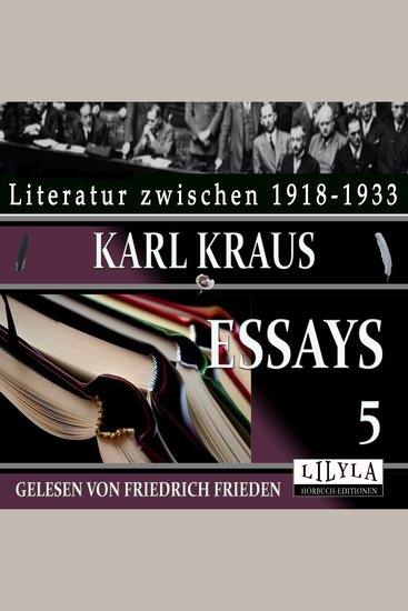 Essays 5 - Eine neue Form der Banalität Auguste Strindberg Untergang der Welt durch schwarze Magie - cover
