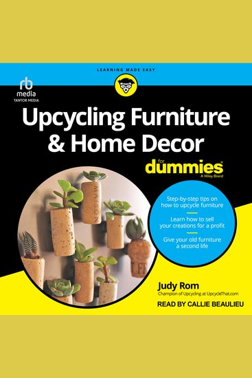 Upcycling Furniture & Home Decor For Dummies - cover