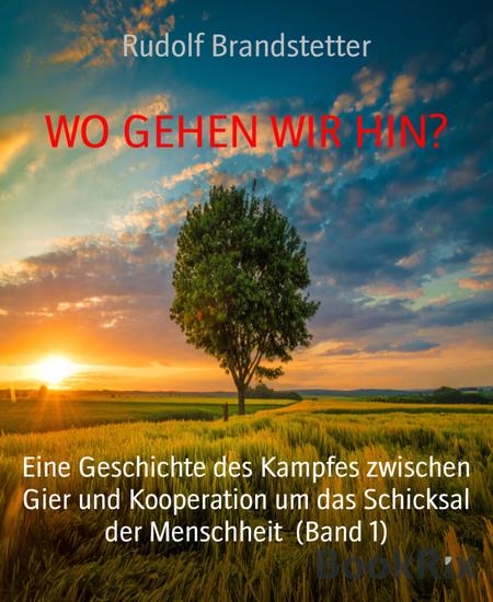WO GEHEN WIR HIN? - Eine Geschichte des Kampfes zwischen Gier und Kooperation um das Schicksal der Menschheit (Band 1) - cover