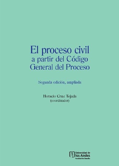 El proceso civil a partir del Código General del Proceso (Segunda edición ampliada) - cover