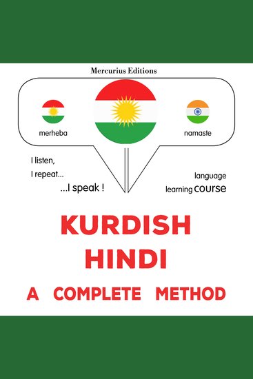 Kurdî - Hîndî : rêbazeke temam - Kurdish - Hindi : a complete method - cover
