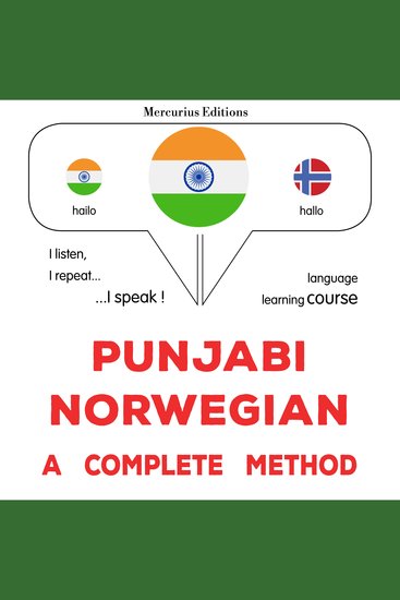 pajābī - nāravējī'ana: Ika sapūrana ḍhaga - Punjabi - Norwegian : a complete method - cover