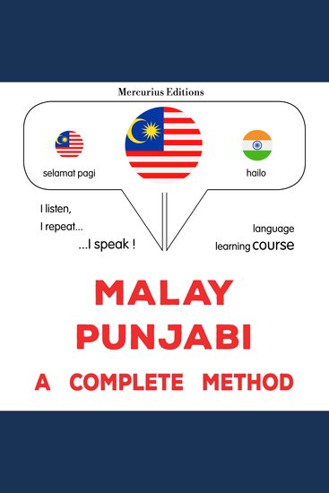 Bahasa Melayu - Punjabi : kaedah yang lengkap - Malay - Punjabi : a complete method - cover