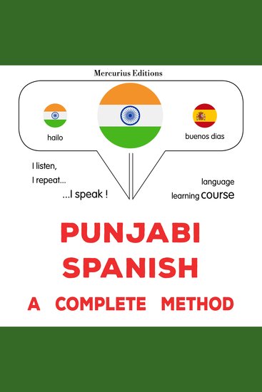 pajābī - sapainiśa: Ika sapūrana ḍhaga - Punjabi - Spanish : a complete method - cover