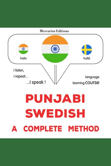 pajābī - savīḍiśa: Ika pūrā tarīkā - Punjabi - Swedish : a complete method - cover