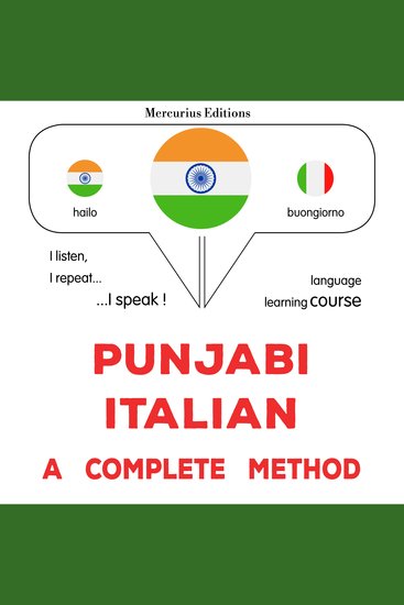 pajābī - itālavī: Ika sapūrana ḍhaga - Punjabi - Italian : a complete method - cover