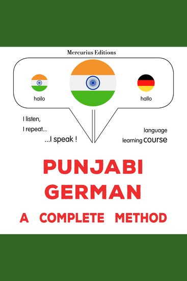 pajābī - jaramana: Ika sapūrana ḍhaga - Punjabi - German : a complete method - cover