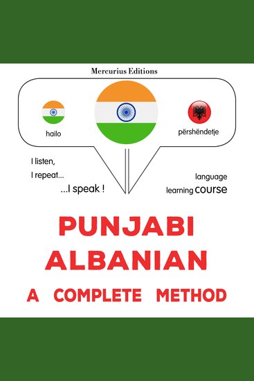 Pajābī - alabānī'ana: Ika sapūrana ḍhaga - Punjabi – Albanian : a complete method - cover
