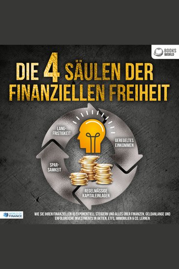 Die 4 Säulen der finanziellen Freiheit: Wie Sie Ihren finanziellen IQ exponentiell steigern und alles über Finanzen Geldanlange und erfolgreiche Investments in Aktien ETFs Immobilien & Co lernen - cover
