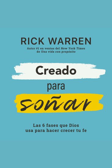 Creado para soñar - Las 6 fases que Dios usa para hacer crecer tu fe - cover