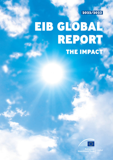 EIB Global Report 2022 2023 — The impact - cover