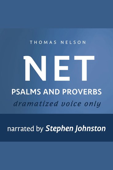 Audio Bible - New English Translation NET: Psalms and Proverbs - cover