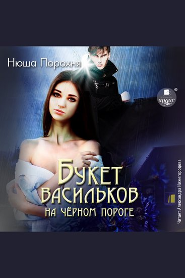 Букет васильков на чёрном пороге - cover