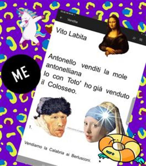 Antonello venditi la mole Antonelliana Io con Toto ' ho già venduto il Colosseo - Vendiamo la Calabria ai Berlusconi - cover