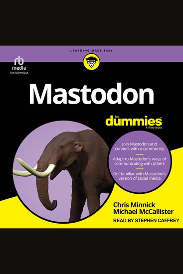 Mastodon For Dummies - cover