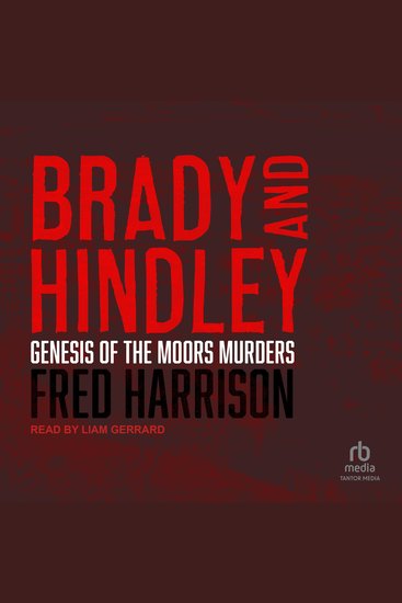 Brady and Hindley - Genesis of the Moors Murders - cover