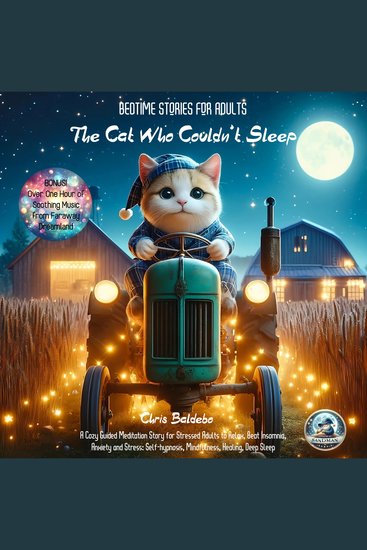 Bedtime Stories for Adults: The Cat Who Couldn´t Sleep - A Cozy Guided Meditation Story for Stressed Adults to Relax Beat Insomnia Anxiety and Stress: Self-hypnosis Mindfulness Healing Deep Sleep - cover