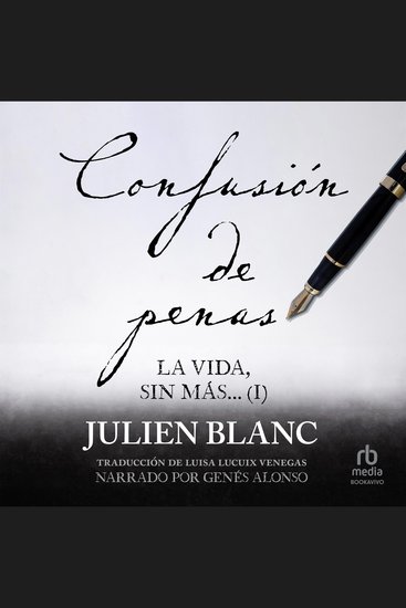 Confusión de penas - cover