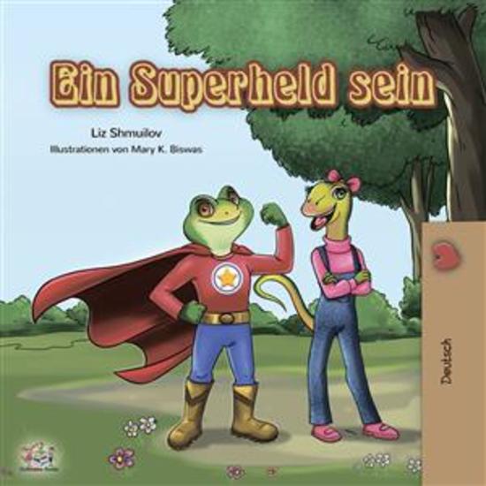 Being a Superhero (German Only) - German children's book - cover