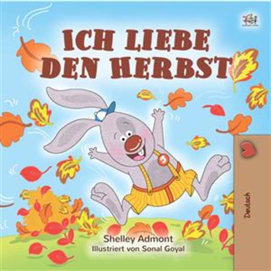 I Love Autumn (German Only) - German children's book - cover