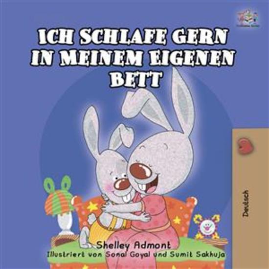 I Love to Sleep in My Own Bed (German Only) - German children's book - cover