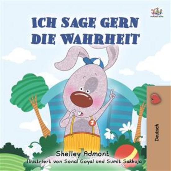 I Love to Tell the Truth (German Only) - German children's book - cover