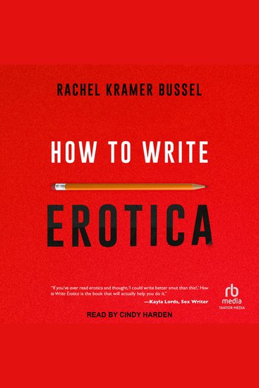 How to Write Erotica - cover