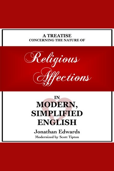 Religious Affections in Modern Simplified English - cover