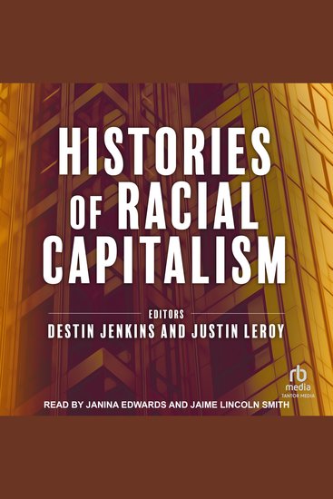 Histories of Racial Capitalism - cover