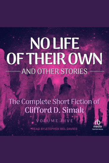 No Life of Their Own - And Other Stories - cover