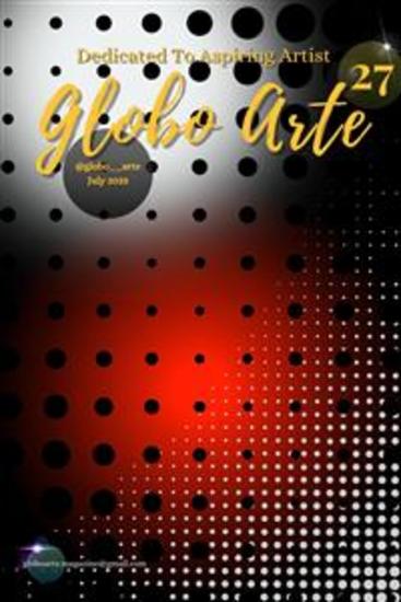 Globo arte July 2023 issue - helping artist in their art career - cover