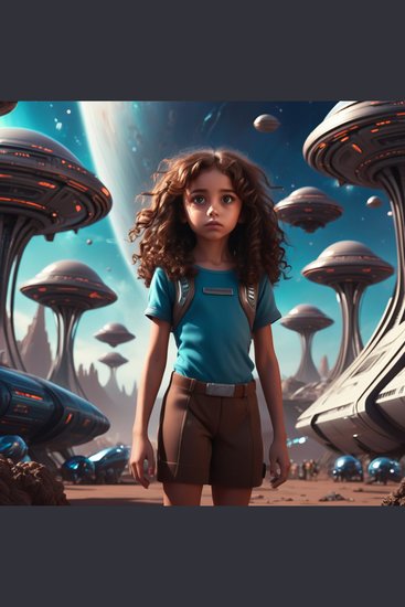 Anastasia in the Land of Aliens - Meeting V9 My Blue Friend - cover