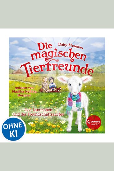 Die magischen Tierfreunde (Band 13) - Lea Lämmchen und der Freundschaftszauber - Hörbuch mit süßen Tieren für Kinder ab 7 Jahren - cover