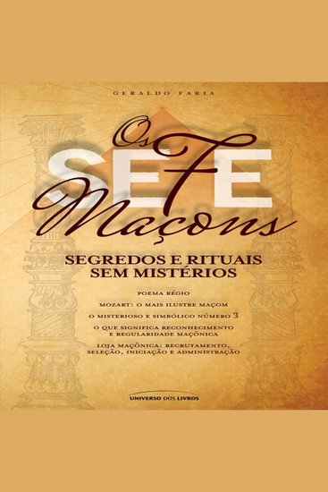 Os Sete Maçons - cover