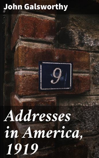 Addresses in America 1919 - Exploring Democracy and Social Justice Through Literary Insights - cover