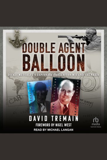 Double Agent Balloon - Dickie Metcalfe's Espionage Career for MI5 and the Nazis - cover