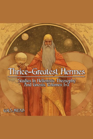 Thrice-Greatest Hermes - Studies In Hellenistic Theosophy And Gnosis Volumes 1-3 - cover