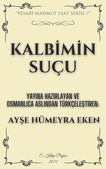 Kalbimin Suçu - cover