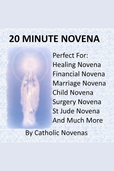 20 Minute Novena - Our Catholic 20 Minute Novena Audio Book is Ideal For all types of Short Novenas such as a Novena for healing Novena for children Novena for financial help Novena for the sick Novena for pregnancy Novena for cancer & many others - cover